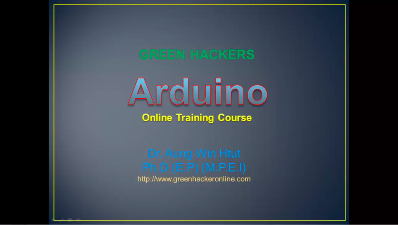 Arduino Online Training